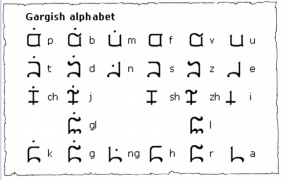 Gargish Alphabet