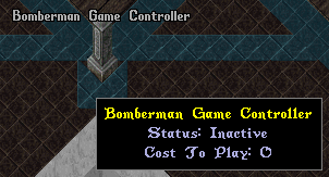 The Inactive Bomberman Stone, which when used sets the player as the Bomberman Arena Owner allowing them to customize the Arena Type and start the game.