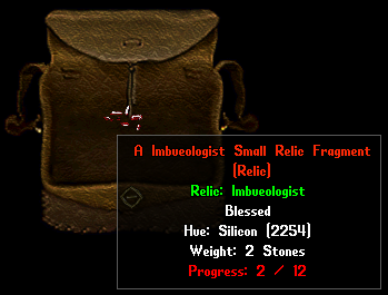 An Imbueologist Relic Small Relic Fragment.