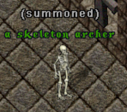 Reanimated Skeleton Archer from the Idol of Forbidden Magic.