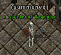 Reanimated Skeleton Knight from the Idol of Forbidden Magic.