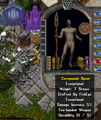 File:Artifact of the Artisan Craftable Ceremonial Spear.png