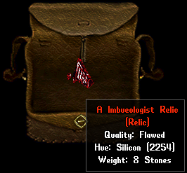 An Imbueologist Relic of Flawed Quality.