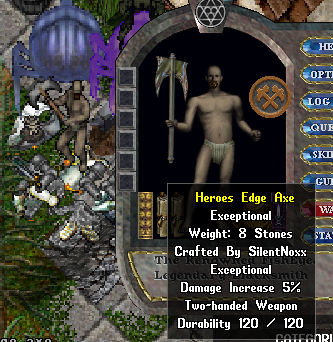 File:Artifact of the Artisan Craftable Heroes Edge Axe.png