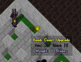 The Bomberman Upgrade that allows you to increase the Bomb Count.