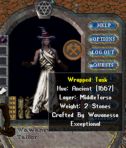 File:Artifact of the Artisan Craftable Wrapped Tank Female.png