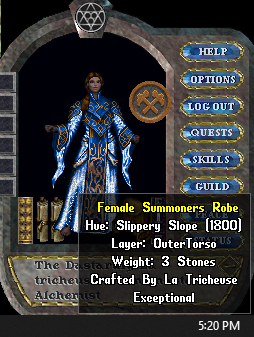 File:Artifact of the Artisan Craftable Female Summoners Robe Female.png