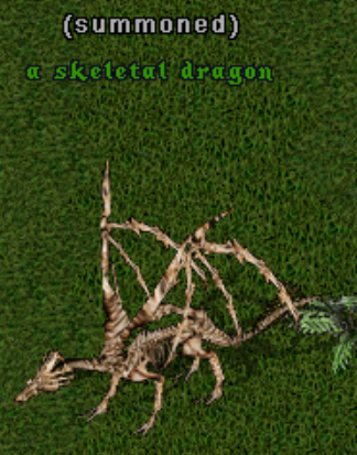Reanimated Skeletal Dragon from the Idol of Forbidden Magic.