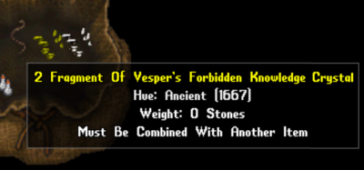 Knowledge Crystal Fragments from Vesper.